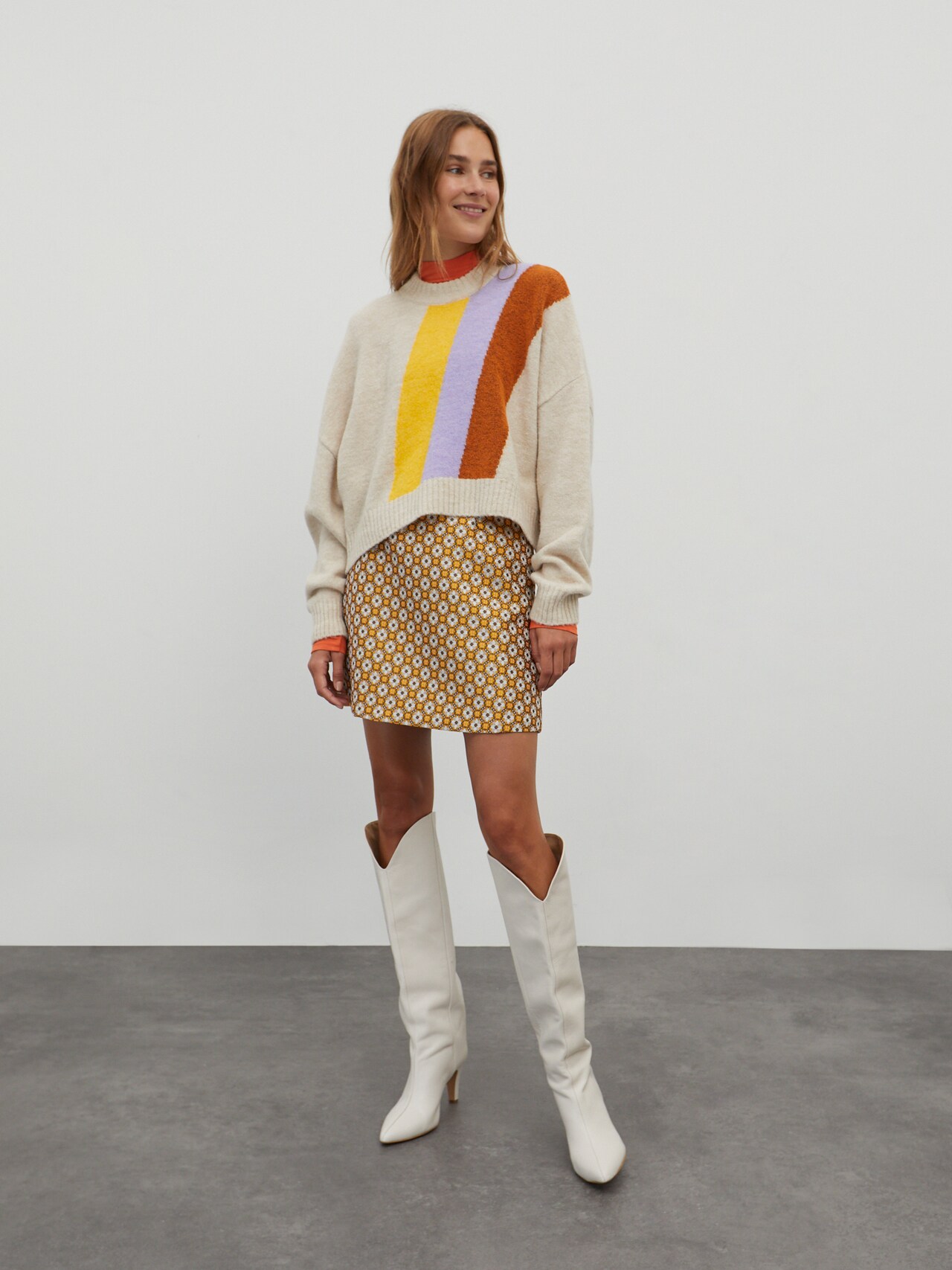 EDITED Trui 'Larissa' Beige