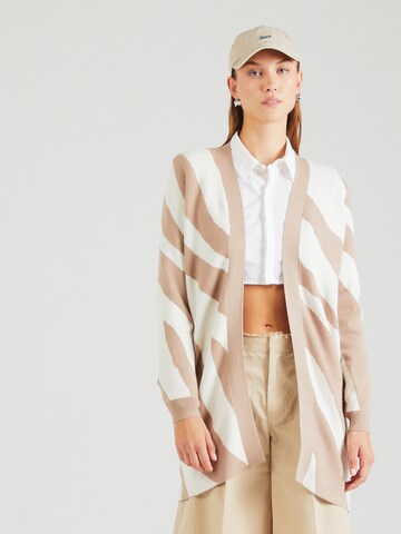 VERO MODA Knit cardigan 'VMNANCY' in Beige: front