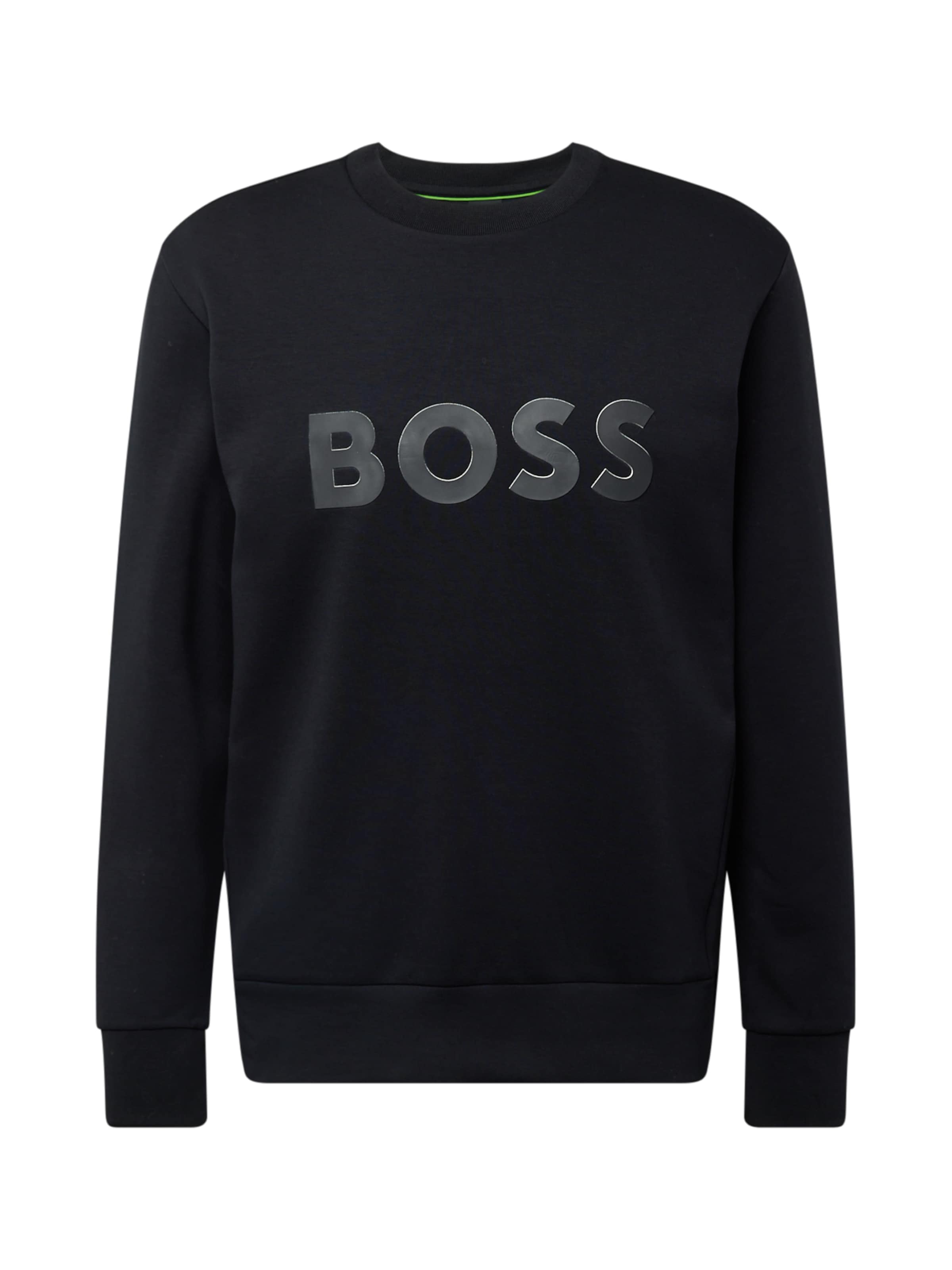 Sweat-shirt 'Salbo' BOSS en noir : devant
