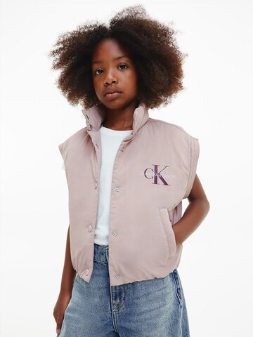 Calvin Klein Jeans Vest in Pink: front