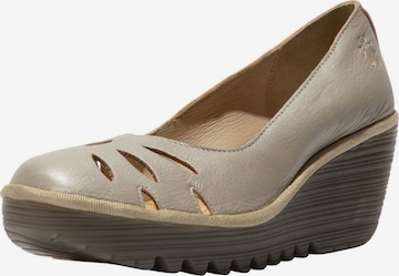 FLY LONDON Pumps in Silber: Vorderseite