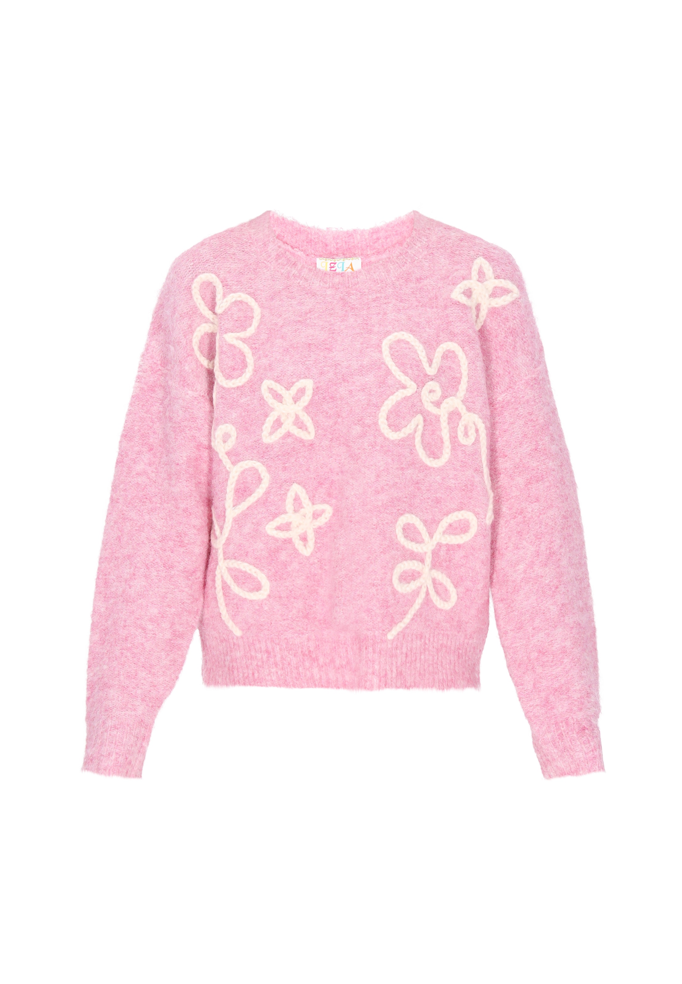 IZIA Sweter w kolorze różowy: przód