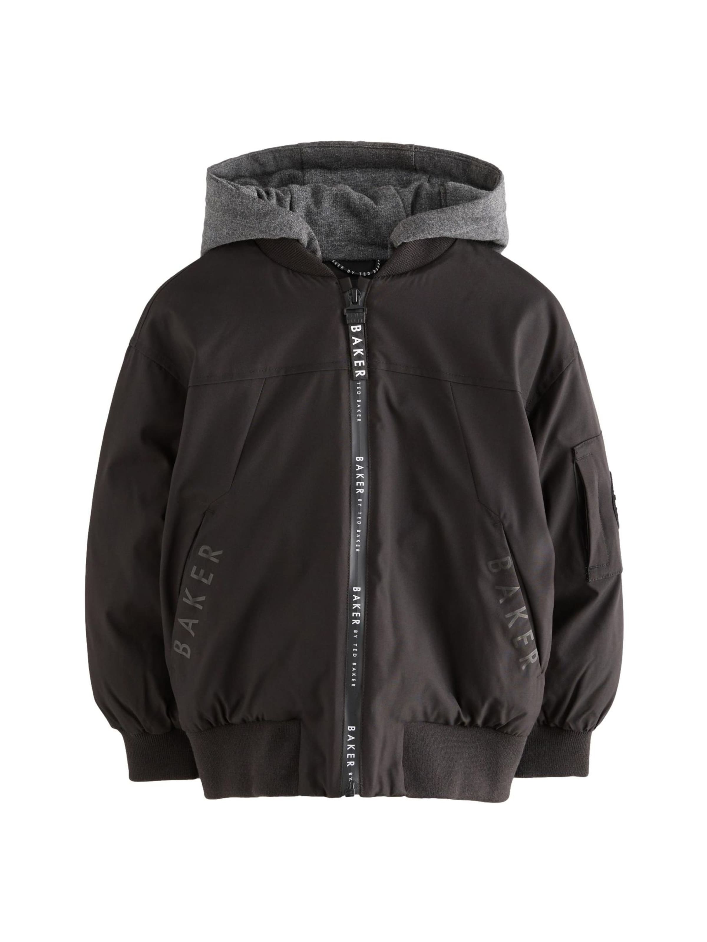 Baker by Ted Baker Демисезонная куртка в Черный: спереди