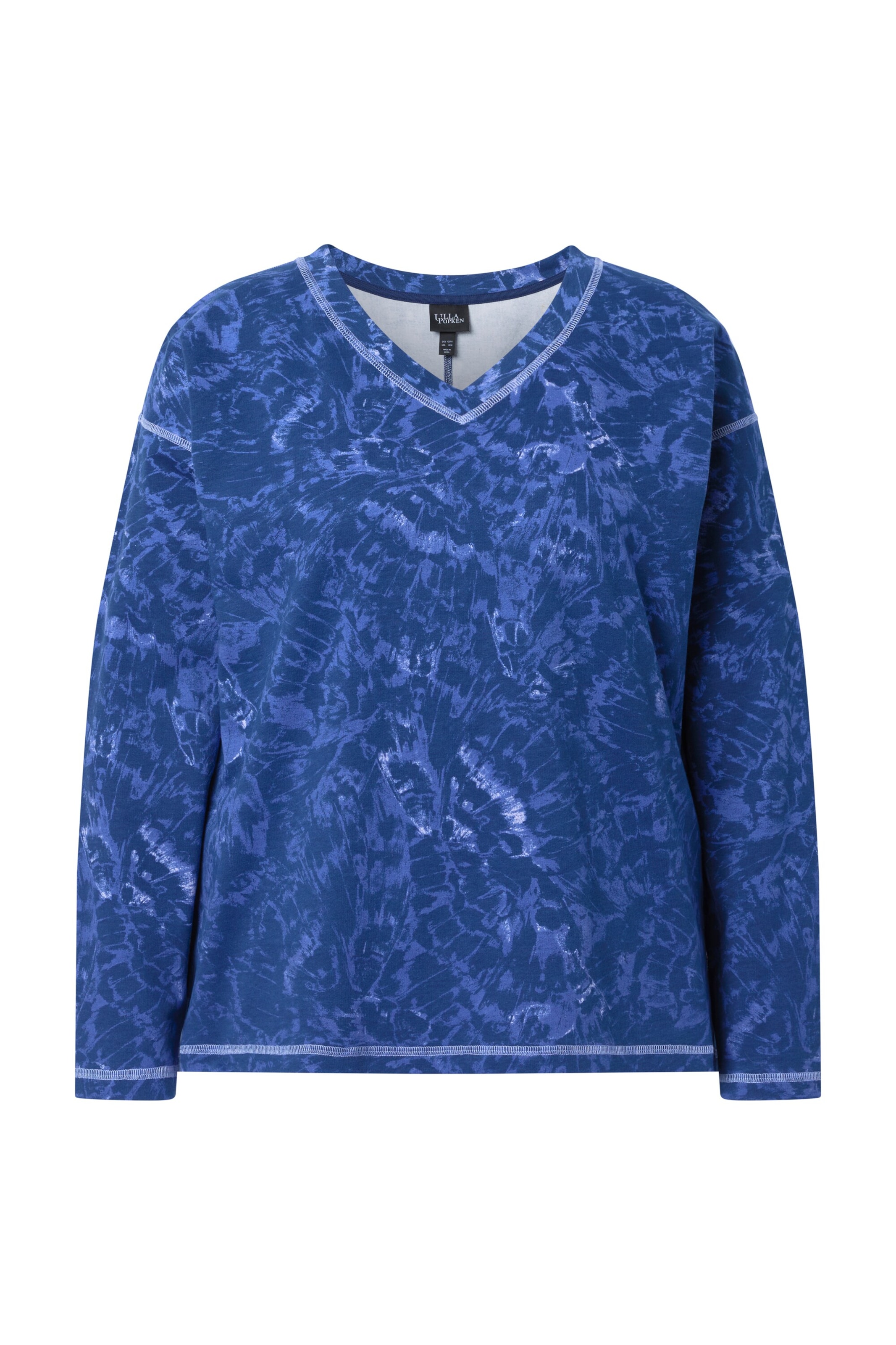 Ulla Popken Sweatshirt in Blue: front