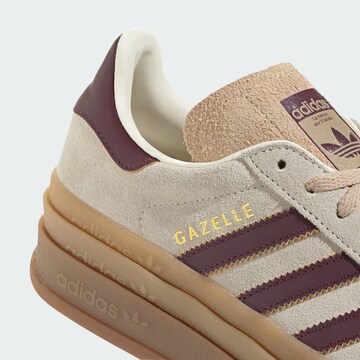 Baskets basses 'Gazelle Bold' ADIDAS ORIGINALS en beige