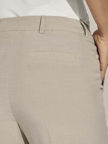 Regular Pantalon à plis MADELEINE en beige