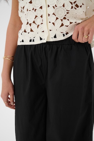 Cream - Loosefit Calças 'Balua' em preto