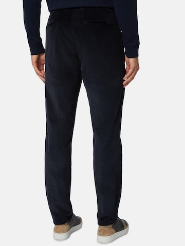 Coupe slim Pantalon à plis Boggi Milano en bleu