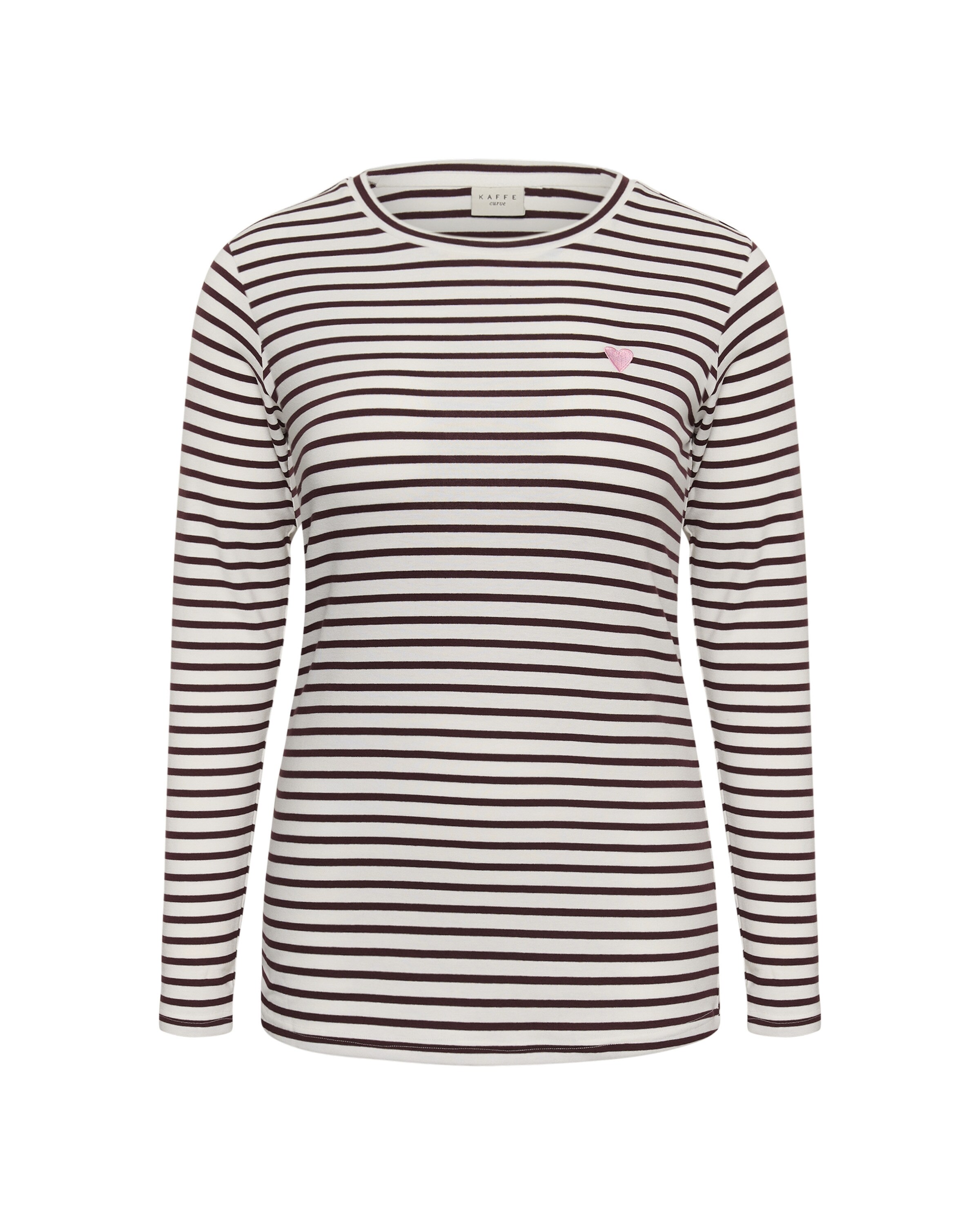 KAFFE CURVE - Camisa 'KCLia' em branco: frente