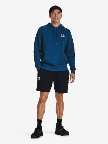 UNDER ARMOUR Sportsweatshirt 'Essential' in Blauw