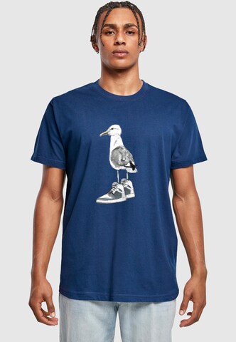 Mister Tee Shirt in Blue: front