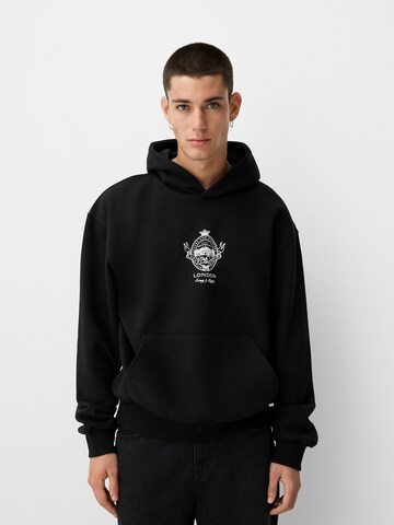 Sweat-shirt Bershka en noir