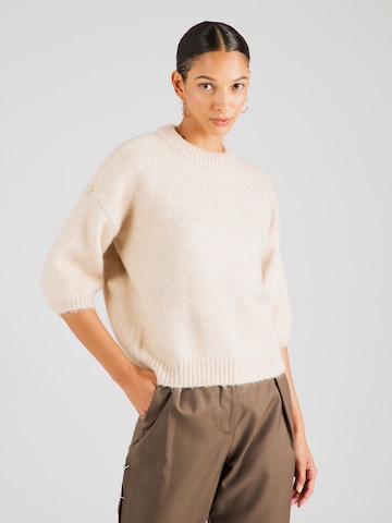 Peppercorn Trui 'Pat' in Beige: voorkant