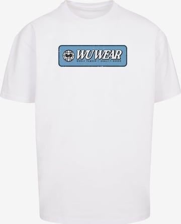 Maglietta ' WU Wear Earth' di Mister Tee in bianco: frontale