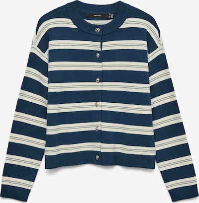 VERO MODA Kardigan 'VMGOLD' u plavi traper / bijela, Pregled proizvoda