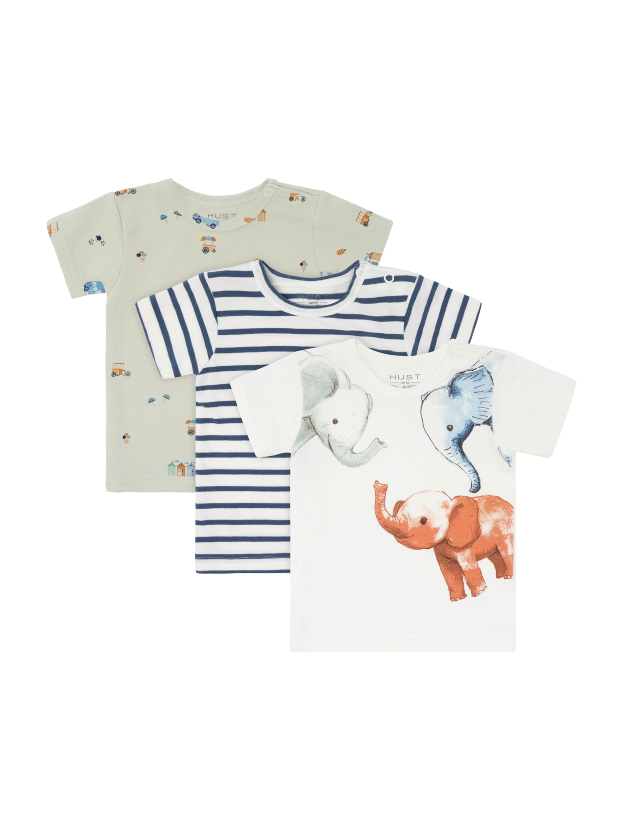 Tricou 'Albert Holiday' de la Hust & Claire pe verde: față