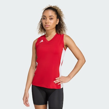 Haut de sport 'Quickset' ADIDAS PERFORMANCE en rouge : devant