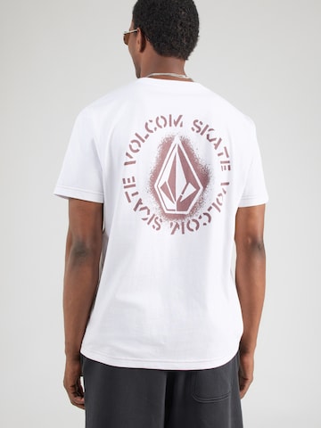 Volcom Μπλουζάκι 'SKIDDER' σε λευκό: μπροστά