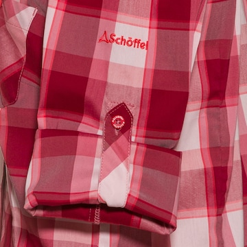 Schöffel Athletic Button Up Shirt 'Duleda' in Red