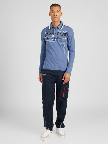 CAMP DAVID Shirt 'Alaska Ice Tour' in Blauw