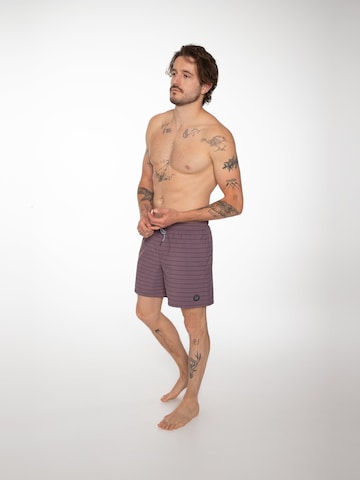 PROTEST Badeshorts 'SHARIF' in Lila
