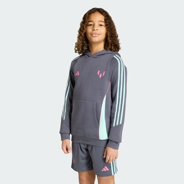 ADIDAS PERFORMANCE Athletic Sweatshirt 'Messi' in Grey: front