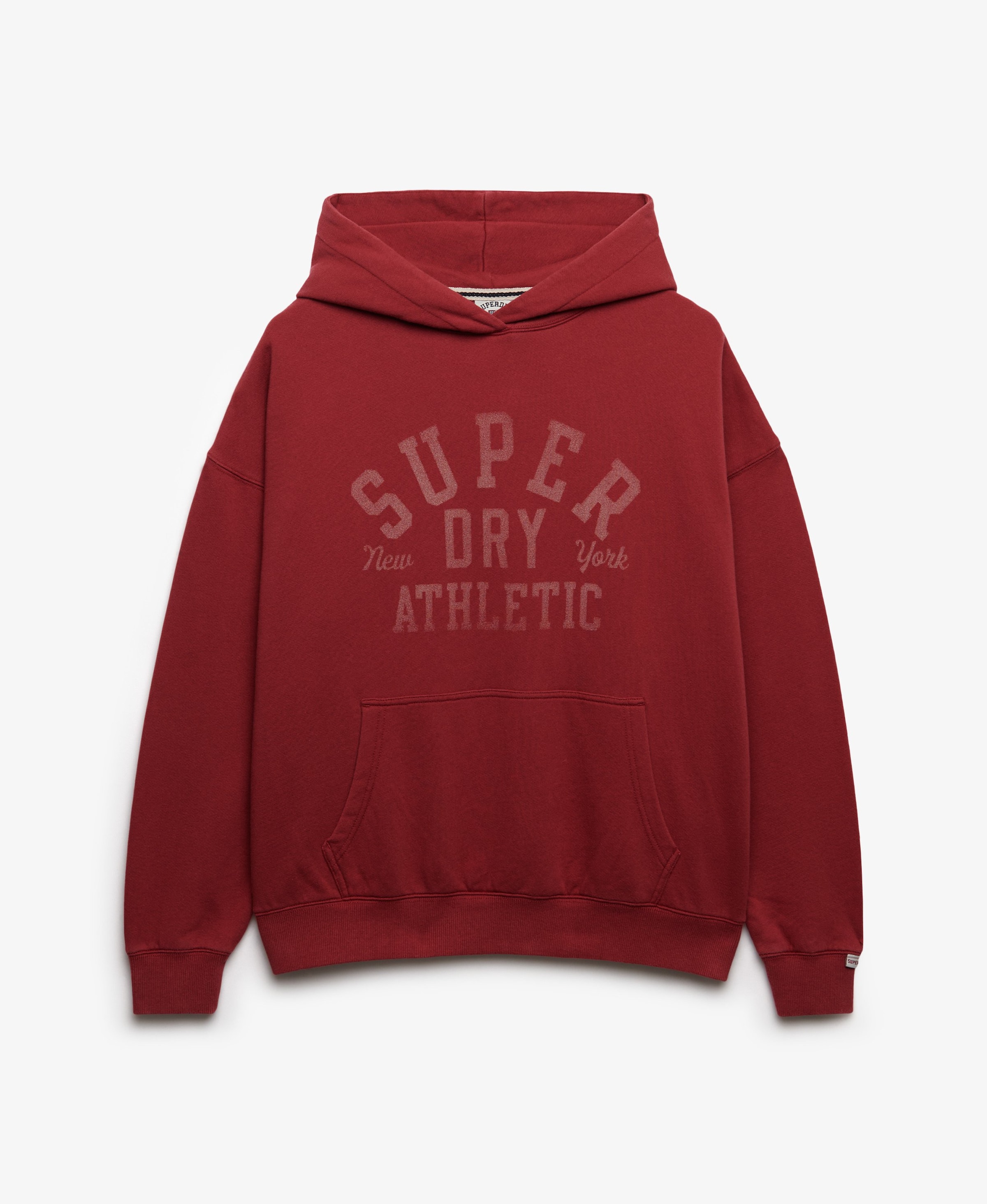 Superdry & Co Sweatshirt 'Athletic Essentials' in Rood: voorkant