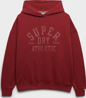 Superdry & Co Sweatshirt 'Athletic Essentials' in Rood: voorkant
