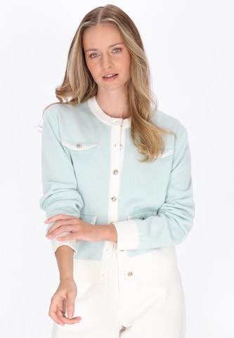Cardigan DreiMaster Maritim en bleu : devant