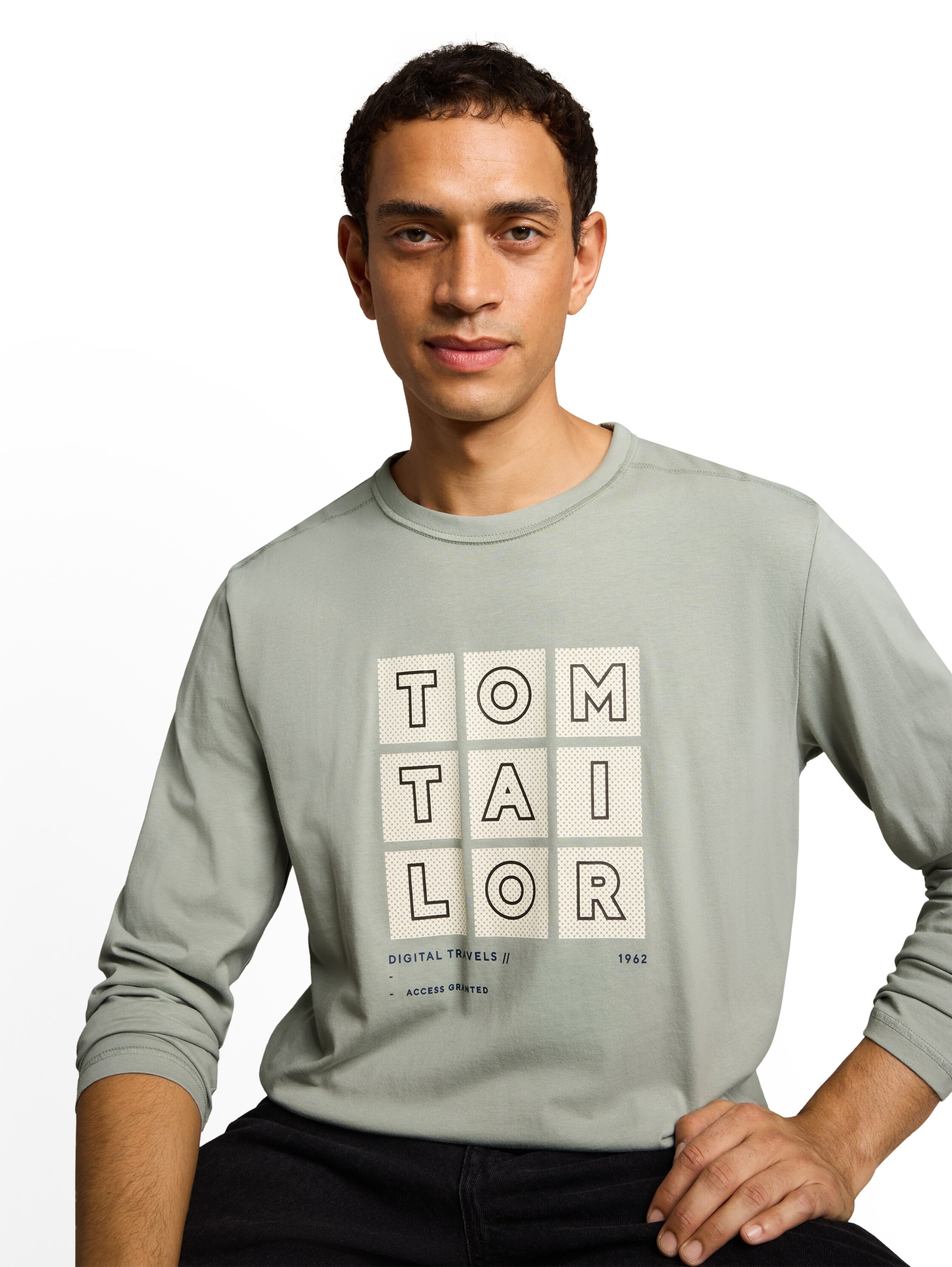 TOM TAILOR - Camiseta en verde