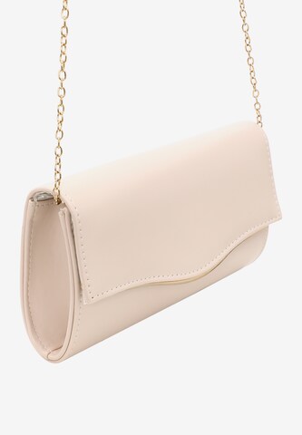 faina Clutch in Beige