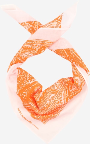 MADS NORGAARD COPENHAGEN Tørklæde i orange: forside