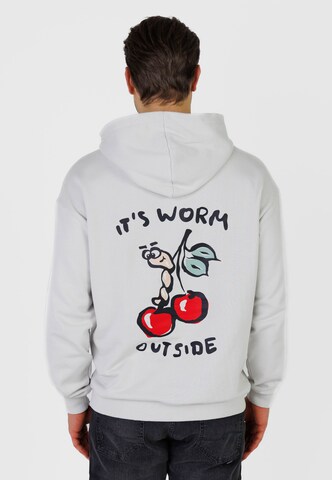 Kleinigkeit Bluzka sportowa 'Big Worm' w kolorze szary