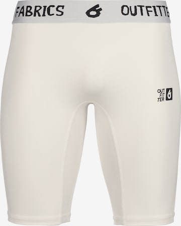 OUTFITTER Skinny Athletic Underwear 'Tahi' in White: front