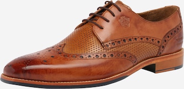 MELVIN & HAMILTON Lace-Up Shoes 'Martin 15' in Brown: front