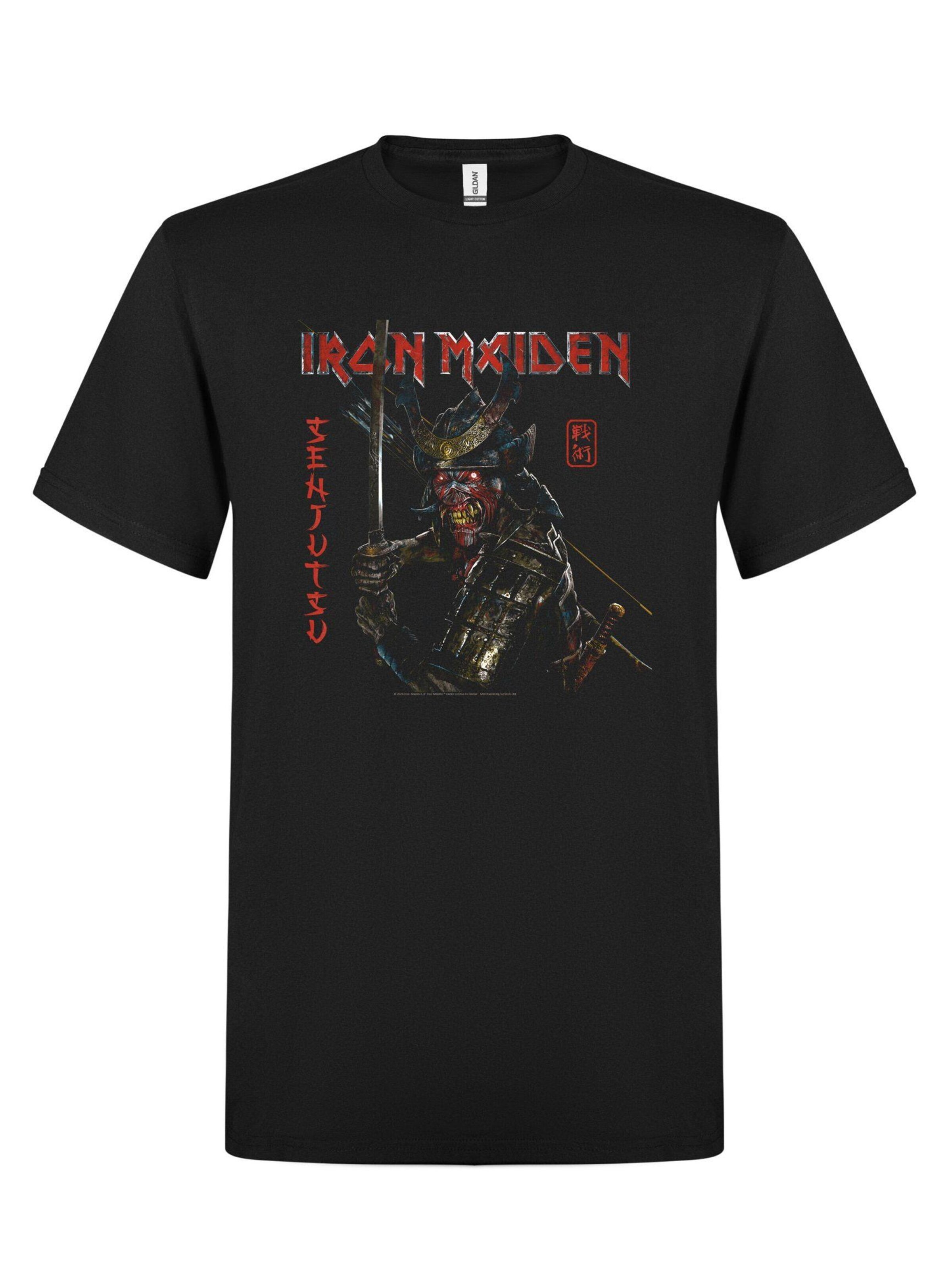 Iron Maiden Shirt 'Iron Maiden Senjutsu' in Black: front