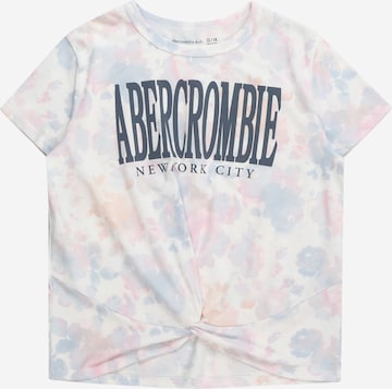 T-Shirt Abercrombie & Fitch en blanc : devant