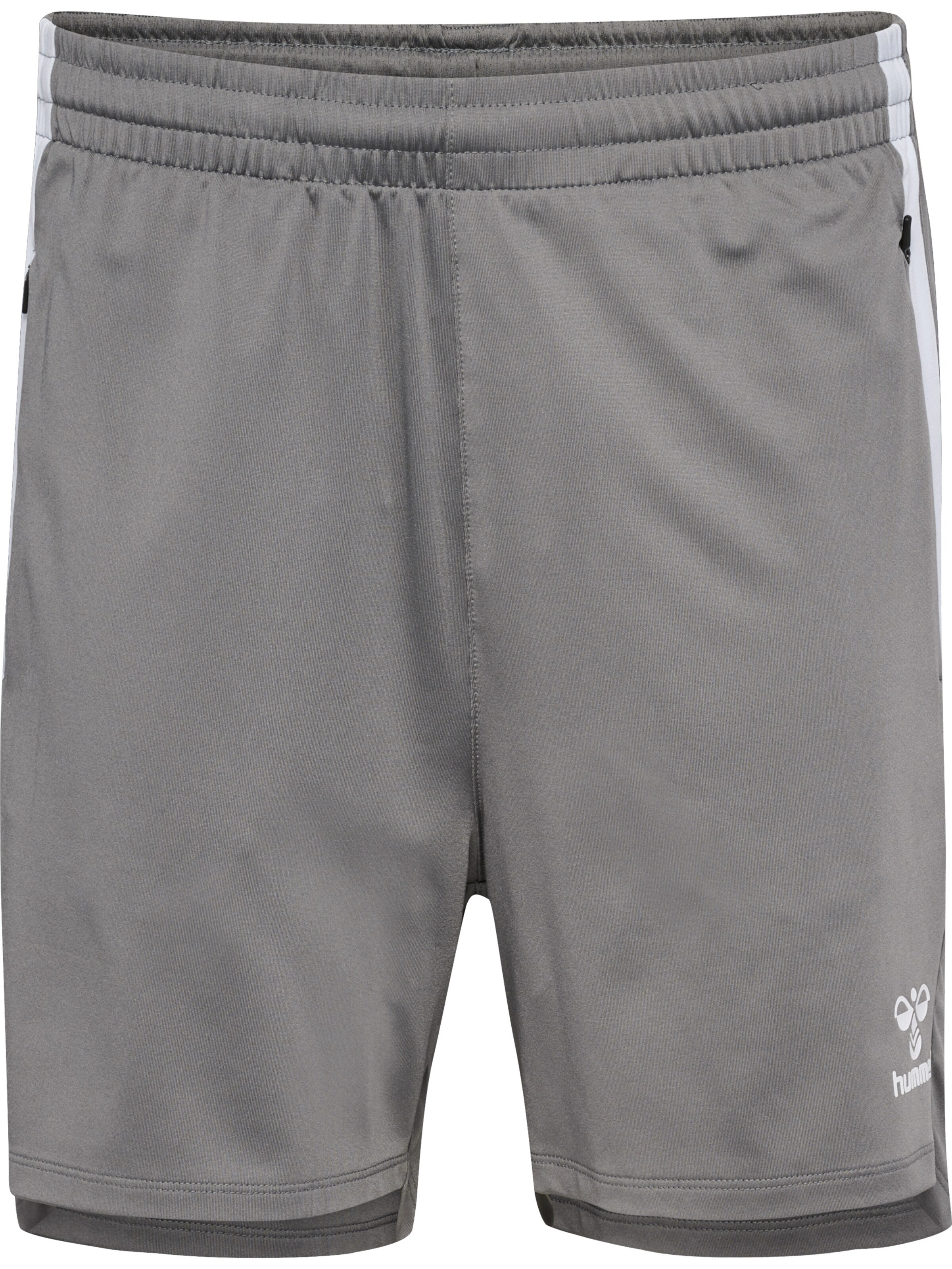 Hummel Regular Sportshorts 'Lead 2.0' in Grau: Vorderseite