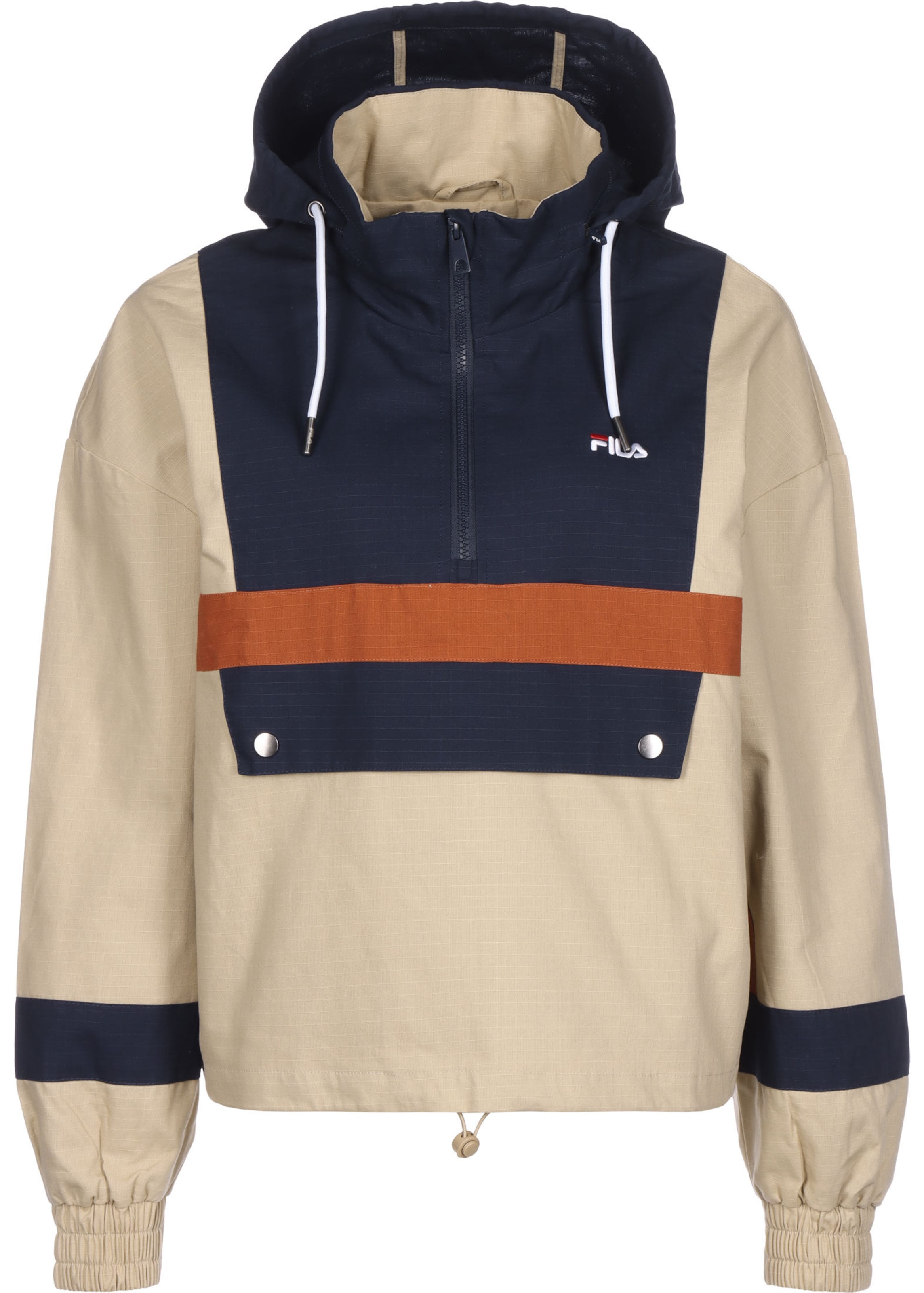 Frauen Jacken FILA Jacke 'Waverly' in Hellbeige, Navy - LU01096 Frauen Jacken FILA Jacke 'Waverly' in Hellbeige, Navy - LU01096