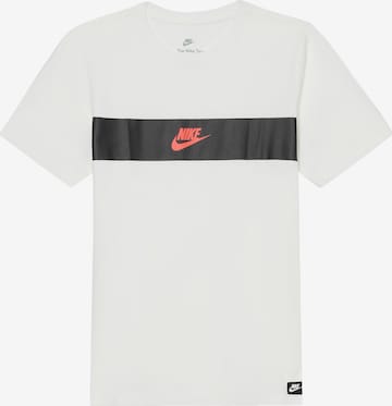 Nike Sportswear T-Shirt 'BRANDMARK' in Weiß: Vorderseite