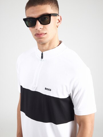 Tricou funcțional 'Pollan' de la BOSS pe alb