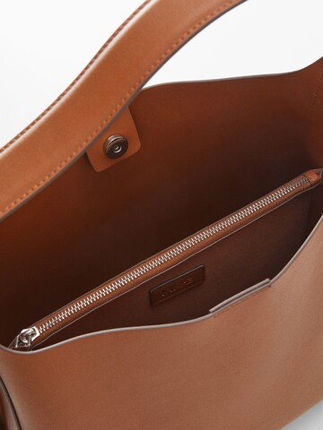 MANGO Shoulder Bag 'Winnie' in Brown