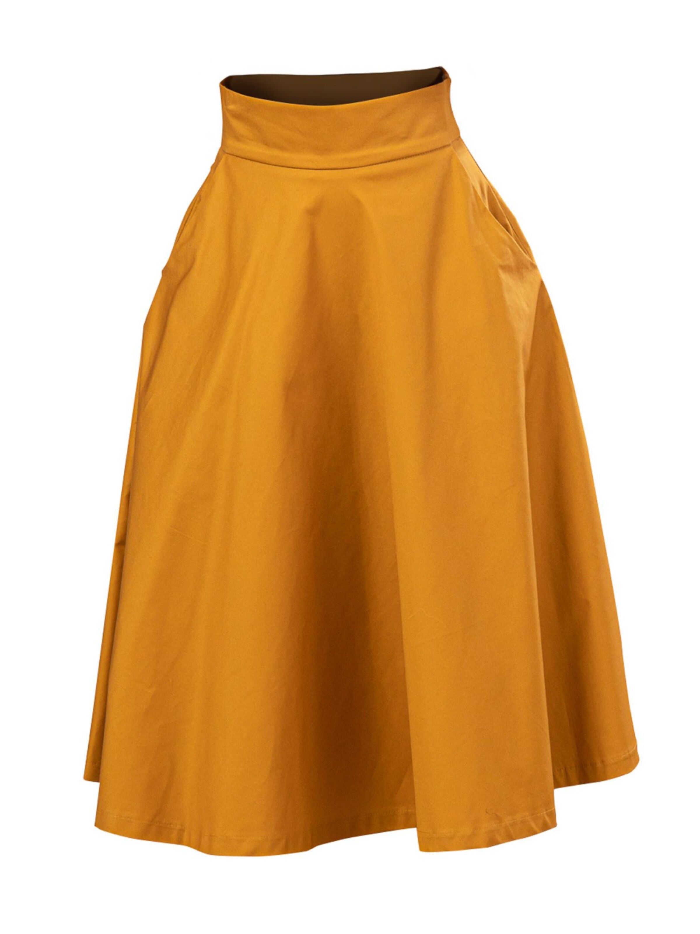 Nikka Place - Falda 'Tulip' en amarillo: frente