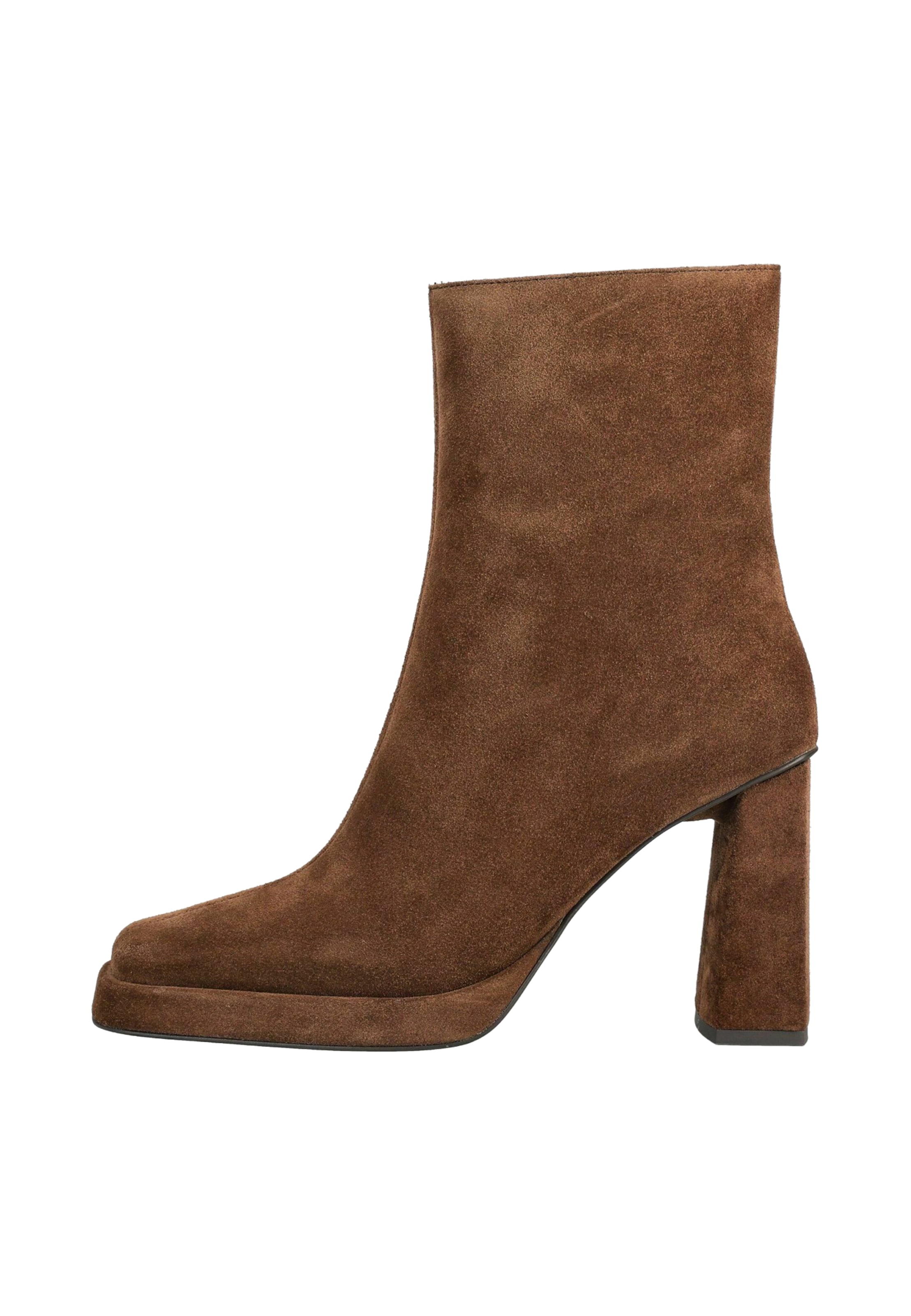 Jeffrey Campbell Къси ботуши 'MAXIMAL' в кафяво: отпред