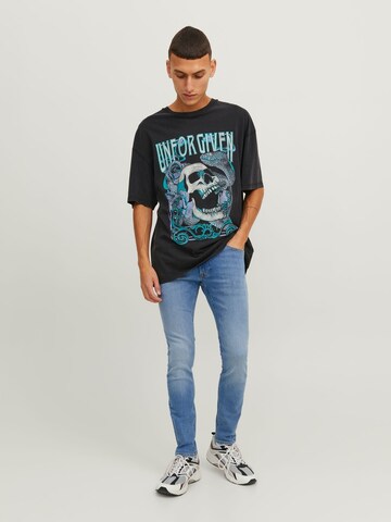 JACK & JONES - Skinny Calças de ganga 'Liam' em azul