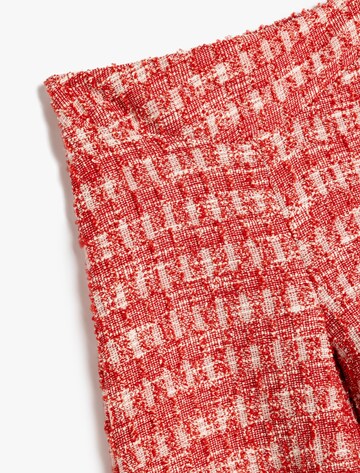 Koton Wide leg Trousers in Red