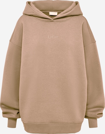 LeGer by Lena Gercke Свитшот ' Hoodie' в Бежевый: спереди