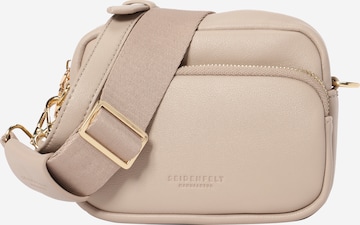 Seidenfelt Manufaktur Crossbody Bag 'Heby' in Grey: front