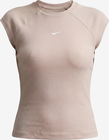 Nike Sportswear T-shirt 'CHILL' i beige: framsida