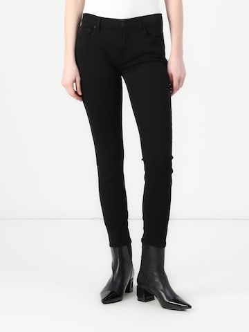 7 for all mankind Skinny Jeansy w kolorze czarny: przód